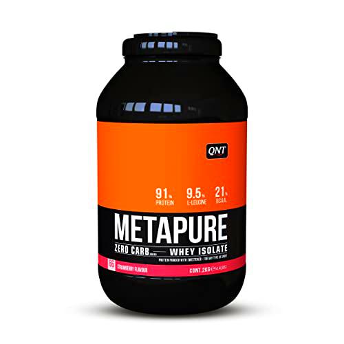 QNT Metapure Zero Carb Whey Isolate, Sabor Strawberry