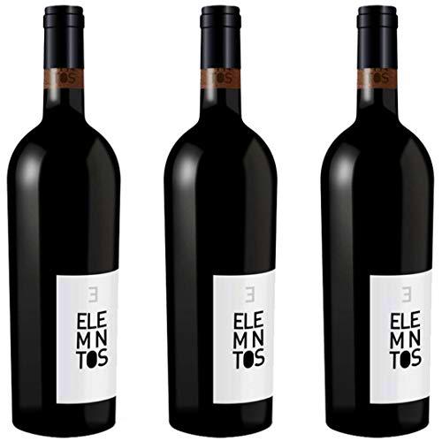 3 Elementos Vino Tinto - 3 botellas x 750ml - total: 2250 ml