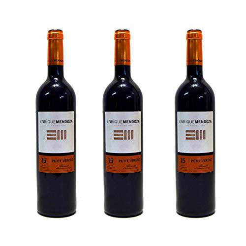 Enrique Mendoza Vino tinto - 3 botellas x 750ml - total: 2250 ml