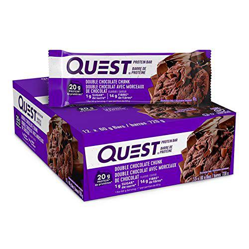 Quest Nutrition Quest Bar, Double Chocolate Chunk, 12/box 720 g