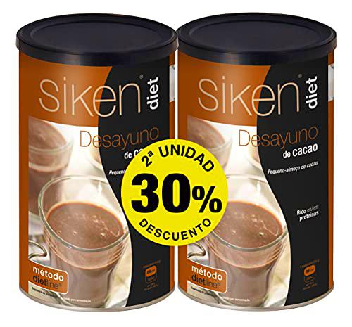 Siken Diet DUPLO Desayuno Cacao Bote, 2x400g