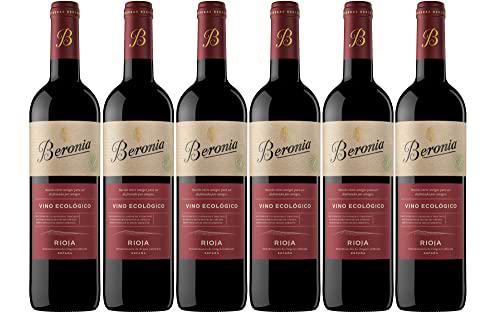 Beronia Ecológico Crianza - Vino D.O.Ca. Rioja - 6 botellas de 750 ml