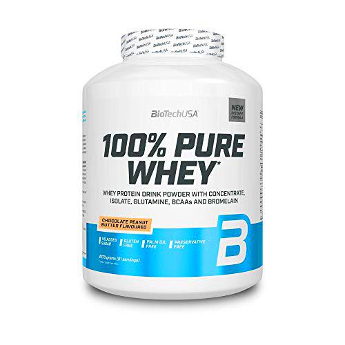 BioTechUSA 100% Pure Whey Complejo de suero de leche con bromelina