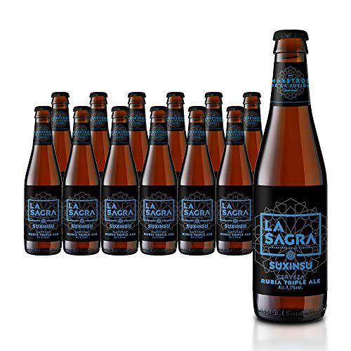 La Sagra - Cerveza Ale Triple Malta, 24 x 330 ml