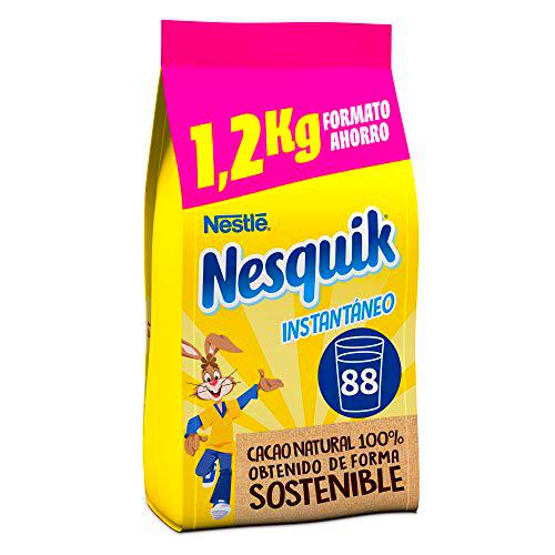 Nestlé Nesquik Cacao Soluble Instantáneo - Bolsa de cacao soluble 10x1,2 kg