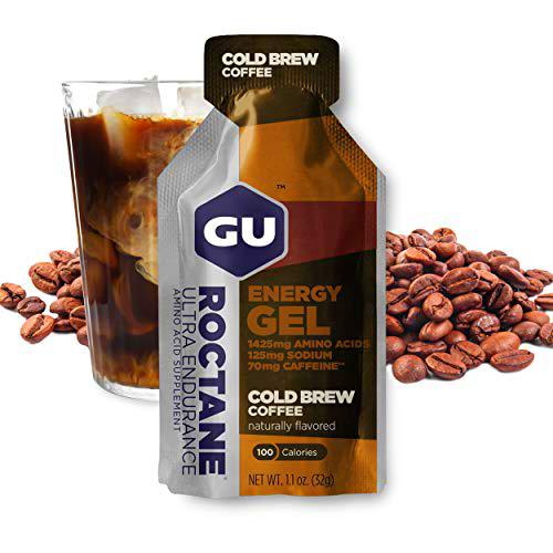 GU ROCTANE Cold Brew Coffee 24 U. Accesorios Bici, Adultos Unisex