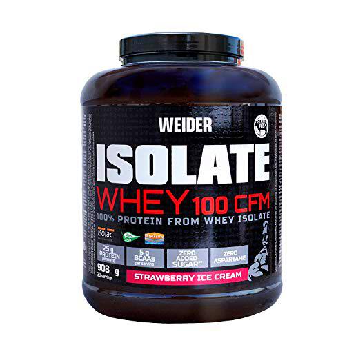 Weider Isolate Whey 100CFM. 100% aislado de proteina de suero