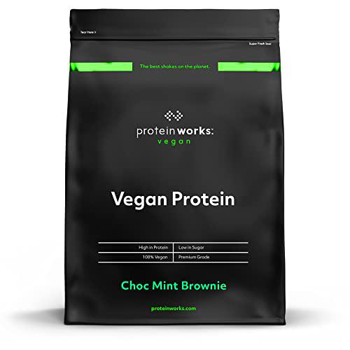 Proteína Vegana | Brownie De Chocolate Con Menta | 100% A Base de Plantas | Sin Gluten | Ecológico | Bajo en Grasas | THE PROTEIN WORKS | 2kg