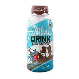 Nutrisport 8424644005870 Caja FIT Meal Drink Chocolate 12 Botellas X 330 ml, Plástico