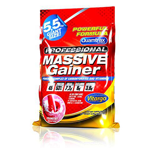 Quamtrax Nutrition Massive Profesional Fresa - 5500 gr