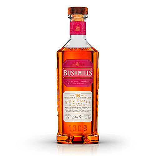 Bushmills - Whiskey Irlandés 16 años - Single Malt Triple Destilado