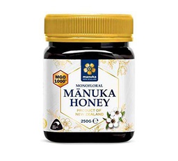 MIEL DE MANUKA MONOFLORAL MGO 1000+ 250G