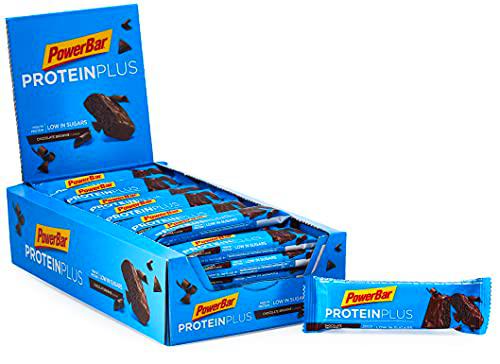 Powerbar Protein Plus Low Sugar Chocolate Brownie - Barritas Proteinas con Bajo Nivel de Azucar