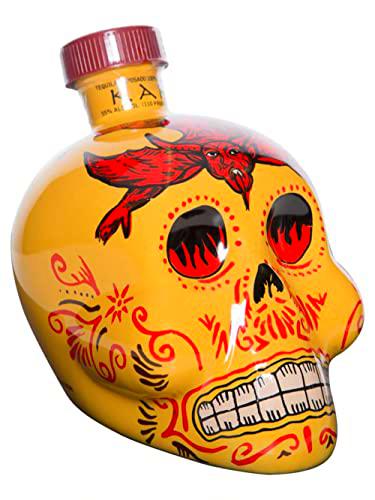 Kah - Tequila Reposado, 700 ml, la botella puede variar