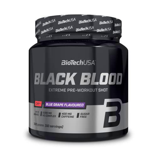 Bio TechUSA Black Blood CAF+, Bebida y Batidos Nutritivos, 300 gr