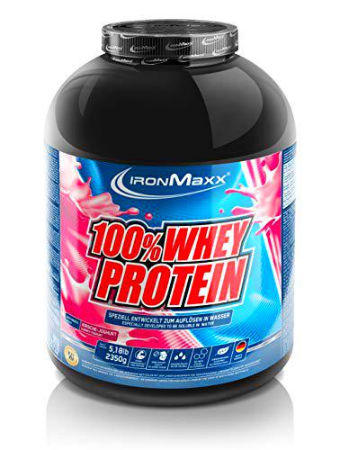 IronMaxx Ironmaxx Sabor Yogur De Cereza 100% Polvo Proteína De Suero 2.35 Kg En Lata 2350 g