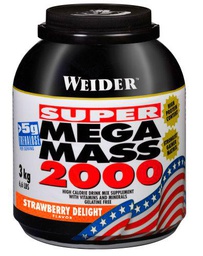 Weider Mega Mass 2000 Fresa - 3000 gr