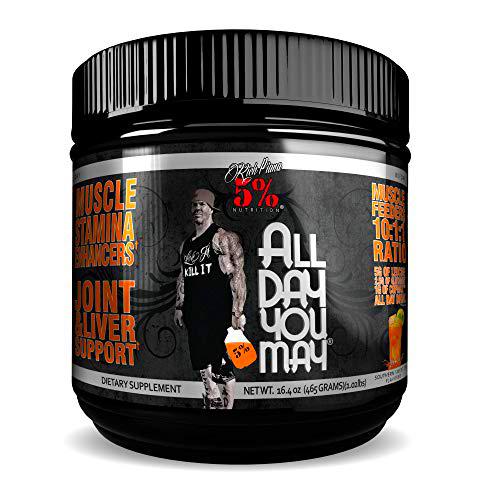 5% Nutrition - Rich Piana All Day you May (30 serv) 1 Unidad 460 g