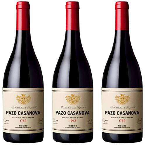 Pazo Casanova Vino Tinto - 3 botellas x 750ml - total: 2250 ml