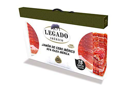 ElPozo Legado Ibérico Maletín de Jamón de Cebo Ibérico, 15 x 60g