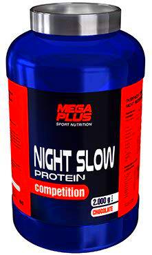 MEGA PLUS NIGHT SLOW PROTEIN COMPETITION - Complemento alimenticio a base de proteina de lenta absorción