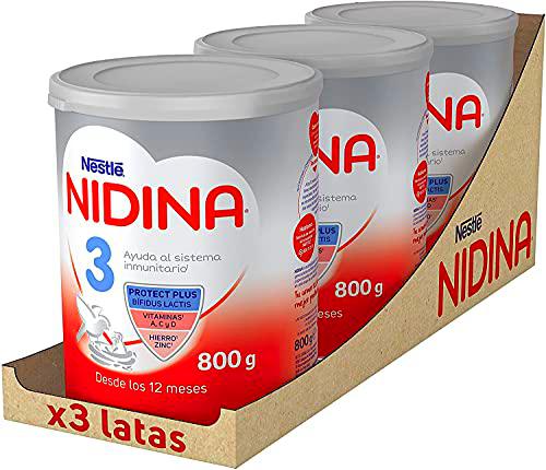 Nidina 3 - Leche de continuación a partir de los 6 meses 3x800g