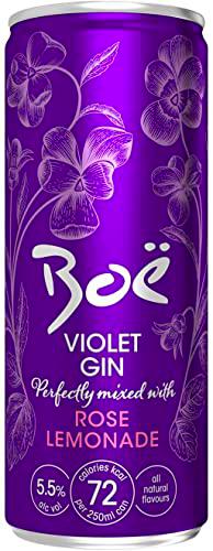 Boe Violet &amp; Rose Lemonade Combinado listo para beber 12 latas x 25CL 5.5%