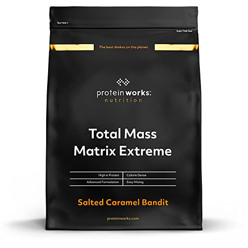 THE PROTEIN WORKS Total Mass Matrix Extreme Protein Powder | Masa Muscular | Alto En Calorías Para Ganar Masa | Con Glutamina