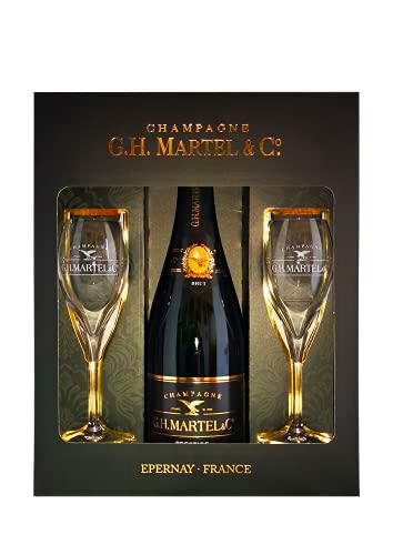 GH Martel Champagne Prestige Brut Pack 2 Copas 75CL 12%