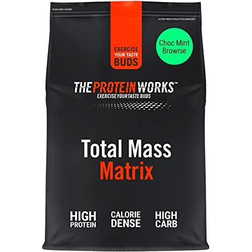 THE PROTEIN WORKS Total Mass Matrix | Ganancia Muscular | Para Ganar Masa| Brownie de Chocolate con Menta | 5kg