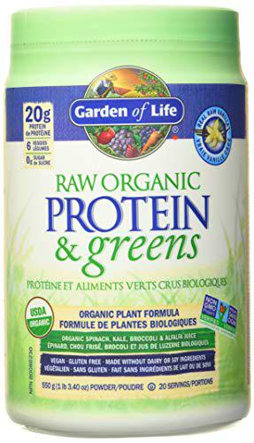 Garden of Life RAW Organic Protein &amp; greens Vainilla 550g 550 g