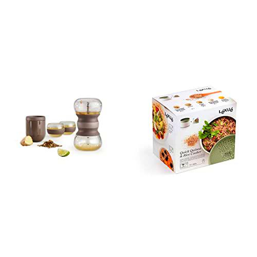 Lékué Kit Completo de Té (303010) + Recipiente para cocinar Quinoa