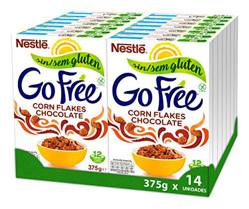 Cereales Nestlé Go Free Chocolate - 14 paquetes de 375 g