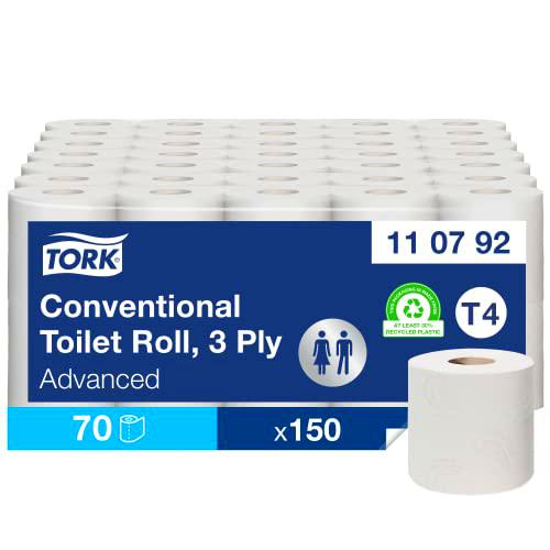 Tork Papel higiénico suave pequeño rollo blanco T4