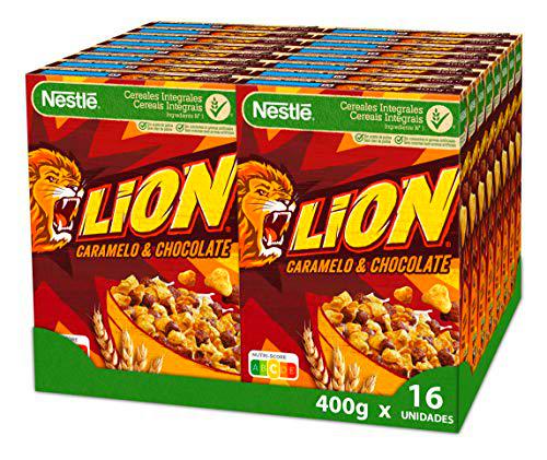 Cereales Nestlé Lion - 16 paquetes de 400 g