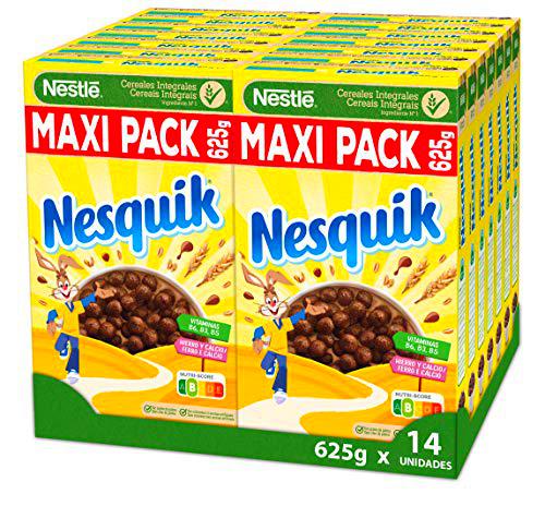 Cereales Nestlé Nesquik - 14 paquetes de 625 g