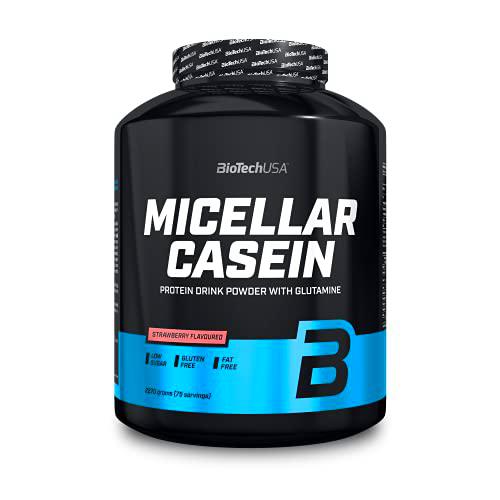 BioTechUSA Micellar Casein, Bebida proteica en polvo con caseína micelar