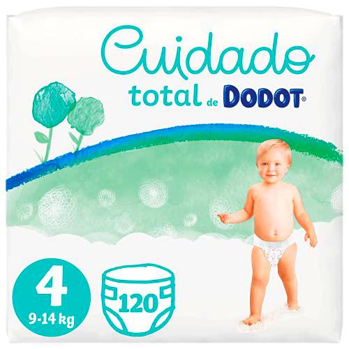 Dodot Pañales Bebé Cuidado Total Talla 4 (9-14 kg)