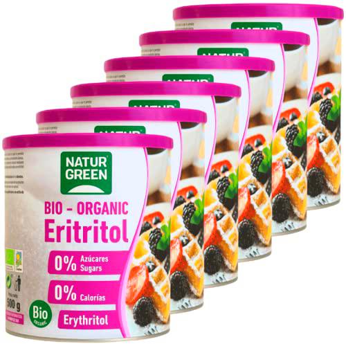 NaturGreen Eritritol 100% Bio, Endulcorante Orgánico