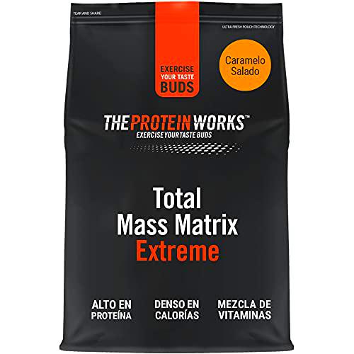 THE PROTEIN WORKS Total Mass Matrix Extreme Protein Powder | Masa Muscular | Alto en Calorías Para Ganar Masa | Con Glutamina