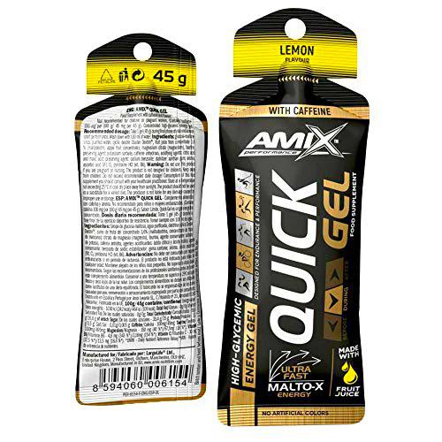 AMIX - Complemento Vitamínico Quick Gel - 40 Sobres de 45 g