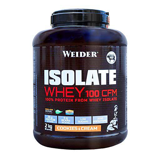 Weider Isolate Whey 100CFM. 100% aislado de proteina de suero