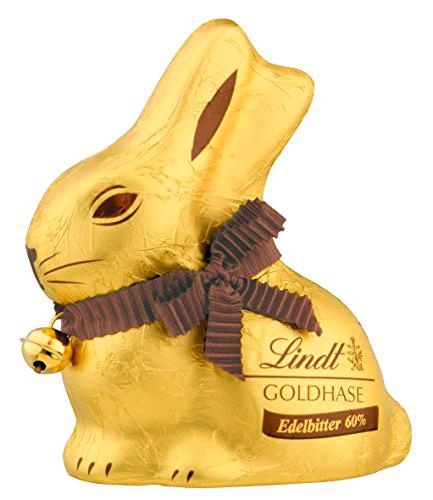 Lindt Conejito de Pascua Negro 60% 100g - Pack de 16