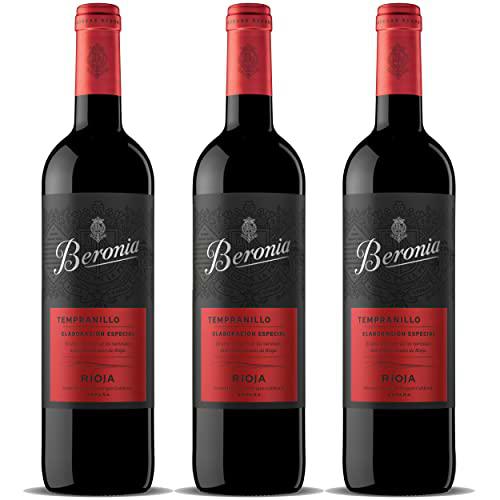 Beronia Tempranillo - Vino D.O.Ca. Rioja - 3 botellas de 750 ml