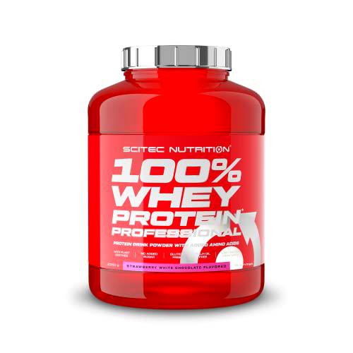 Scitec Nutrition 100% Whey Protein Professional con aminoácidos clave y enzimas digestivas adicionales