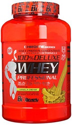 Beverly Nutrition 100% Deluxe Whey Professional Proteína Concentrada Sabor Vainilla y Crema