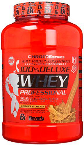 Beverly Nutrition 100% Deluxe Whey Professional Proteína Concentrada Sabor Galleta y Crema