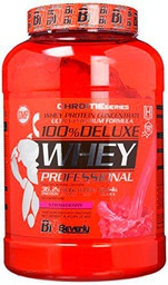 Beverly Nutrition 100% Deluxe Whey Professional Proteína Concentrada Sabor Fresa