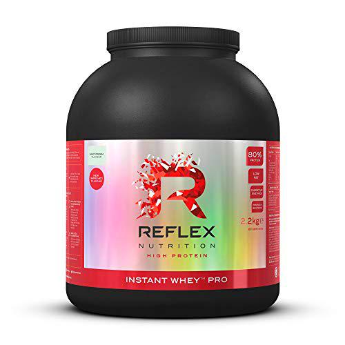 Reflex Nutrition Proteínas En Batido (80%) Reflex Instant Whey Pro Nata A La Menta 2,2Kg (Hecho En El Reino Unido) 2470 g