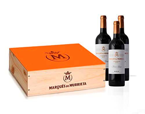 Marqués de Murrieta Reserva 2017. Caja Madera 3 botellas 0,75L